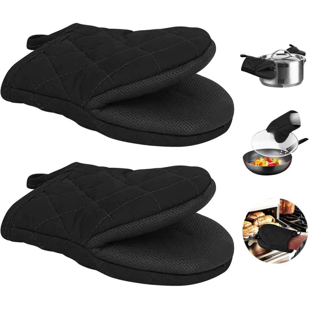 Kitchen Baking Gloves - Oven Mitts 500°F Heat Resistant Oven