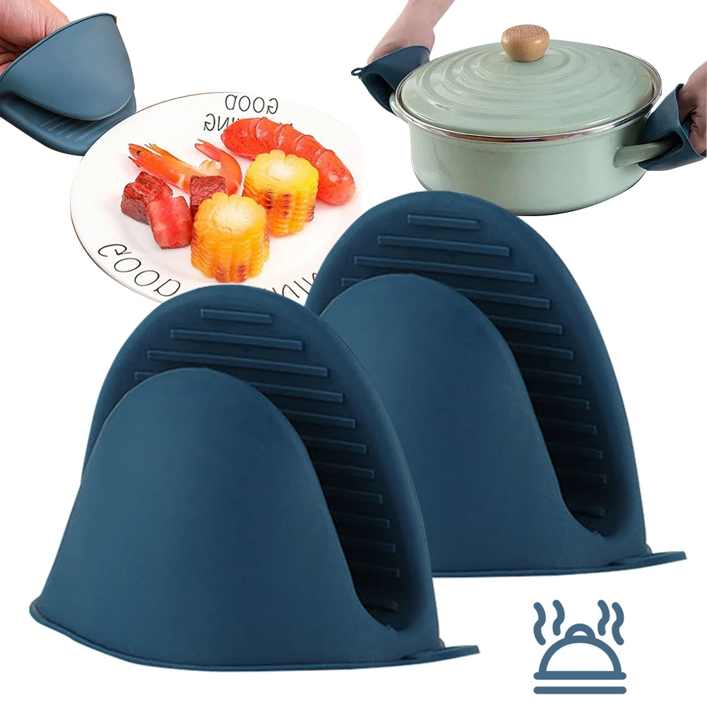 Kitchen Baking Gloves - Silicone Oven Mitts Heat Resistant Pinch