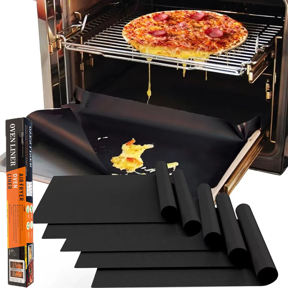 Super Kitchen Baking Mat - BBQ Mats Oven Bottom Liners Reusable