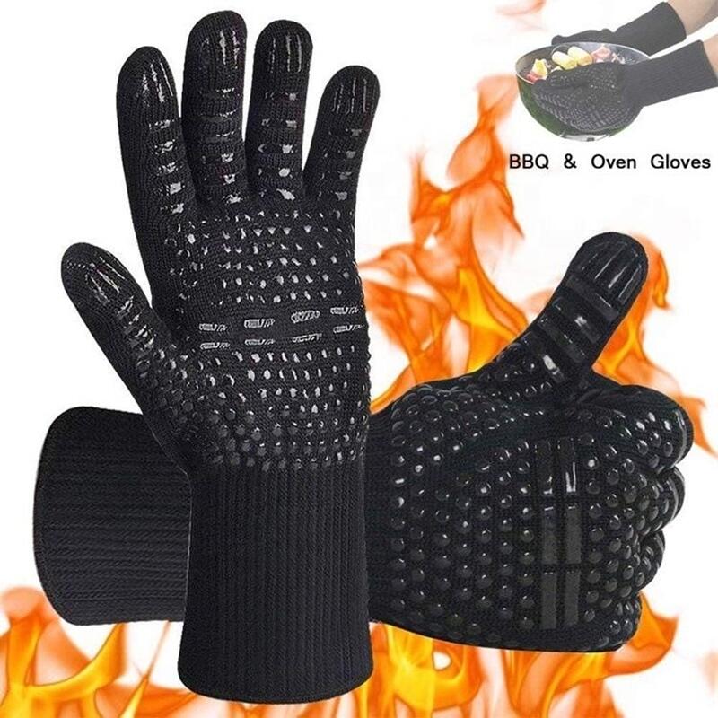 Kitchen Baking Gloves - Explosive High Temperature Gloves BBQ1472℉ Heat