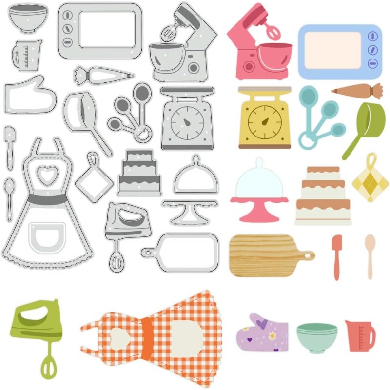 Kitchen Baking Gloves - 1pcs Baking Tools Cutting Dies Kitchen