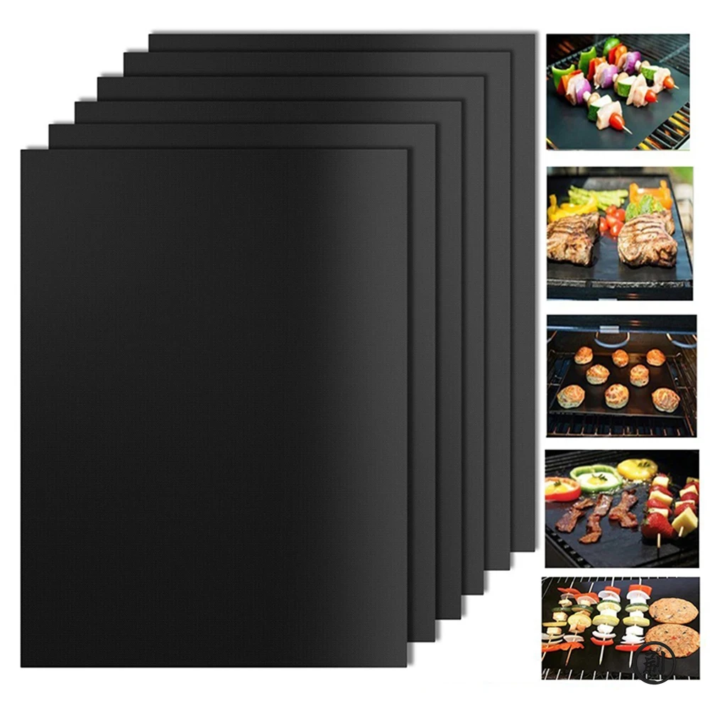 Super Kitchen Baking Mat - 1/5/10pcs 60*40cm Non-stick BBQ Grill Mat