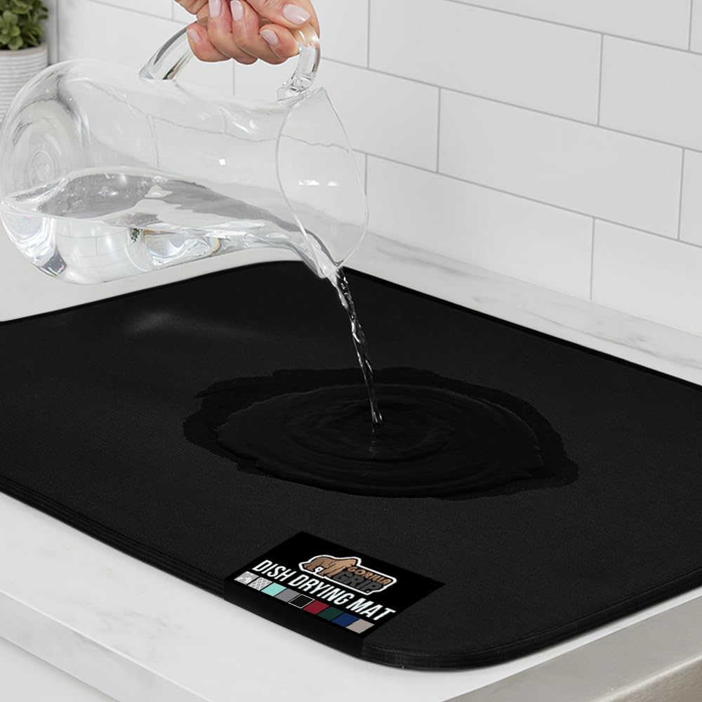 Super Kitchen Baking Mat - Super Absorbent Microfiber Drying Mat, Fast