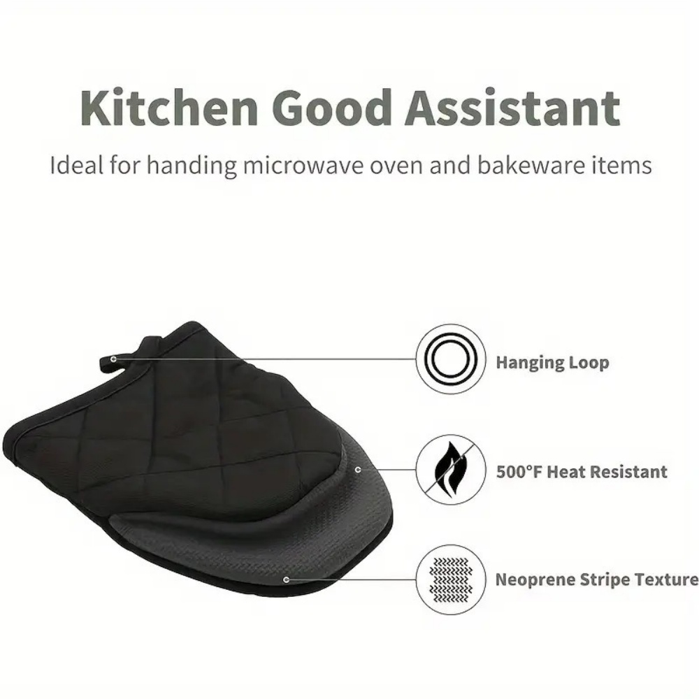 Oven Mitts 500°F Heat Resistan - огляд і ціна Kitchen Baking Gloves