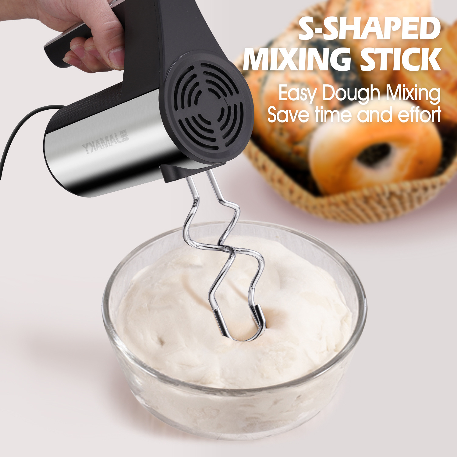 Portable Electric Food Mixer M - огляд і ціна Kitchen And Baking