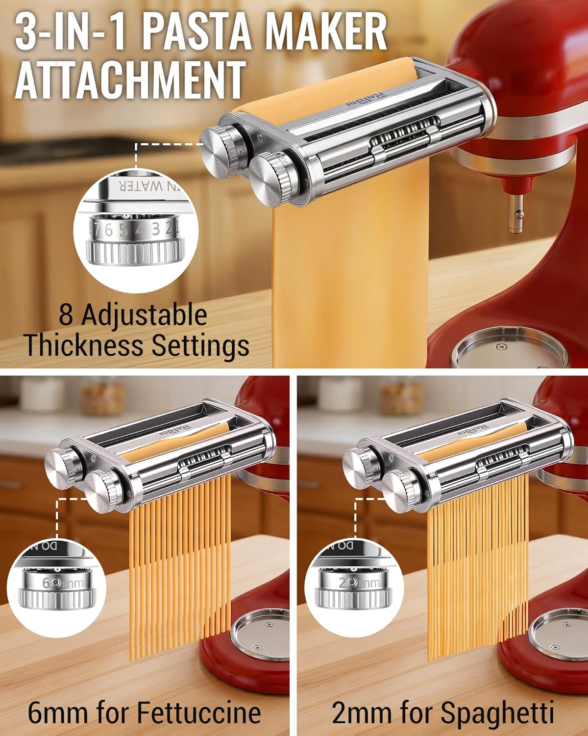 KitchenAid Mixer 3-in-1 Pasta  - огляд і ціна Kitchenaid Baking Set