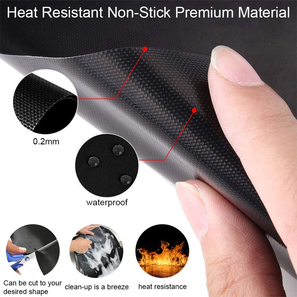 5-10 Pcs BBQ Grill Mat Non-sti - огляд і ціна Super Kitchen Baking Mat