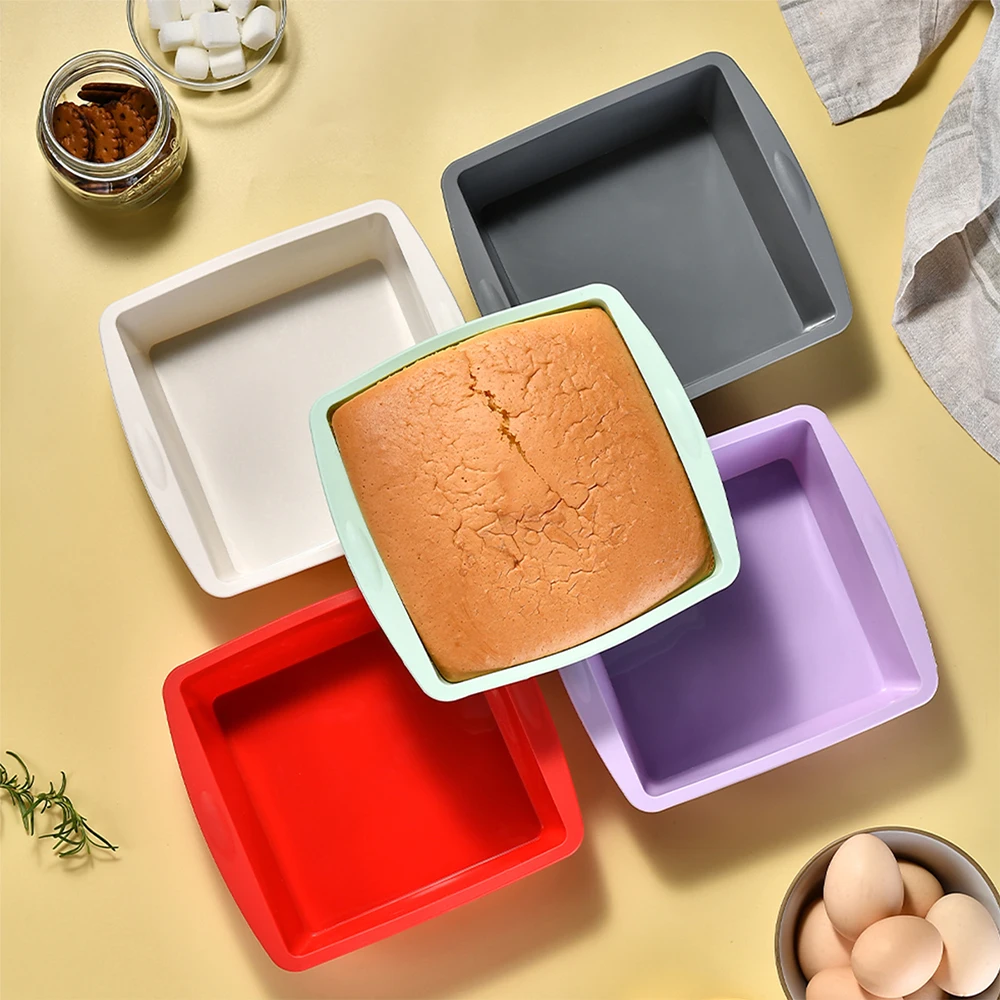 1/4Pcs Silicone Square Cake Mo - огляд і ціна Kitchen Baking Store