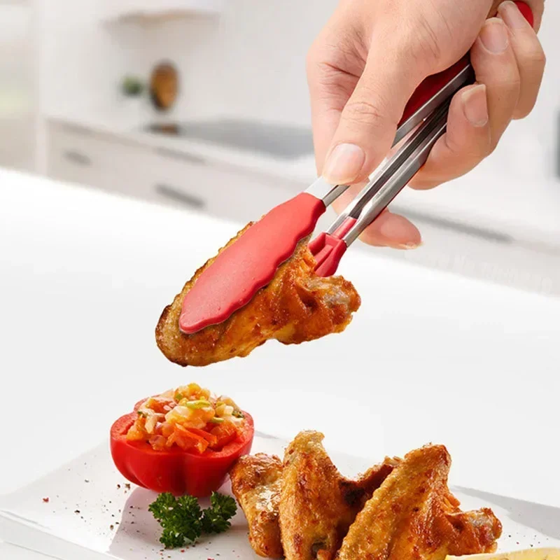 7 Inch Non-Slip Food Tongs Cre - огляд і ціна Kitchen Baking Store