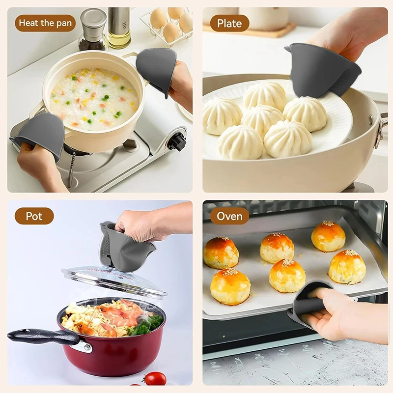 2pcs Mini Oven Gloves Silicone - огляд і ціна Kitchen Baking Gloves