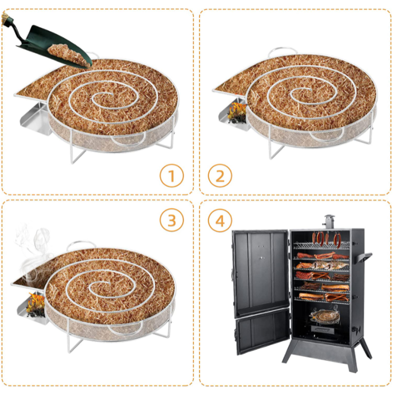 Cold Smoke Generator BBQ Acces - огляд і ціна Kitchen Baking Tray Organiser