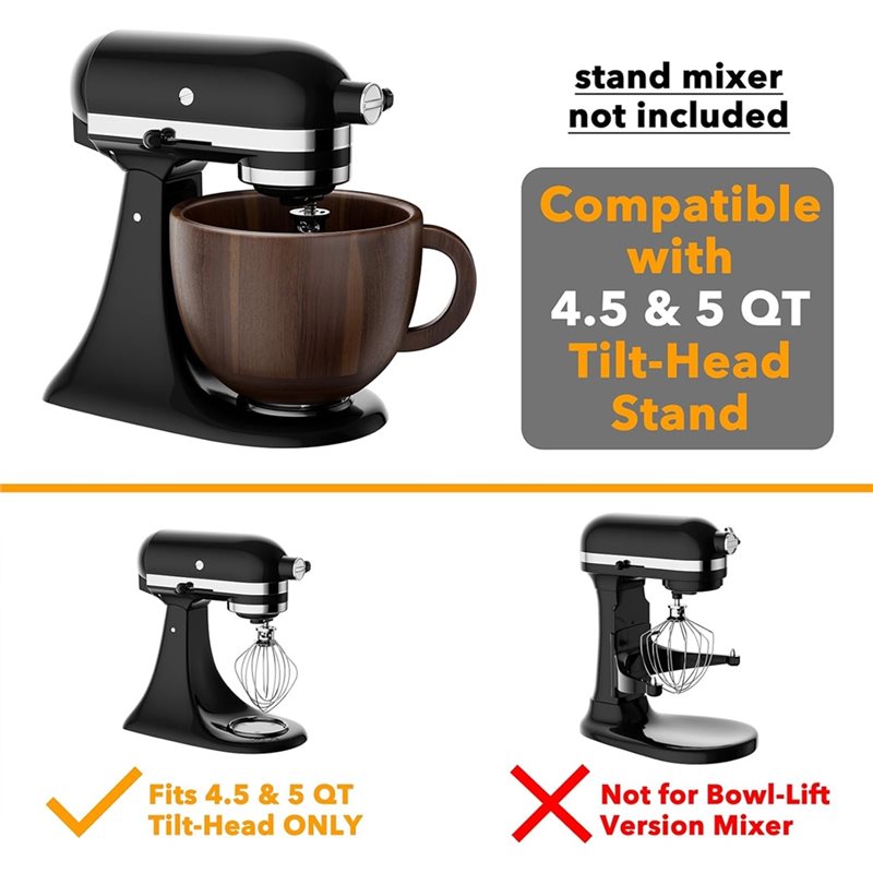 ABWM-Wooden Bowl Mixer For Kit - огляд і ціна Kitchenaid Baking Set