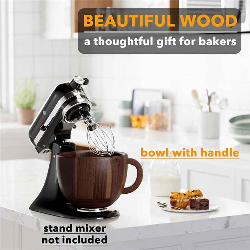 ABWM-Wooden Bowl Mixer For Kit - огляд і ціна Kitchenaid Baking Set