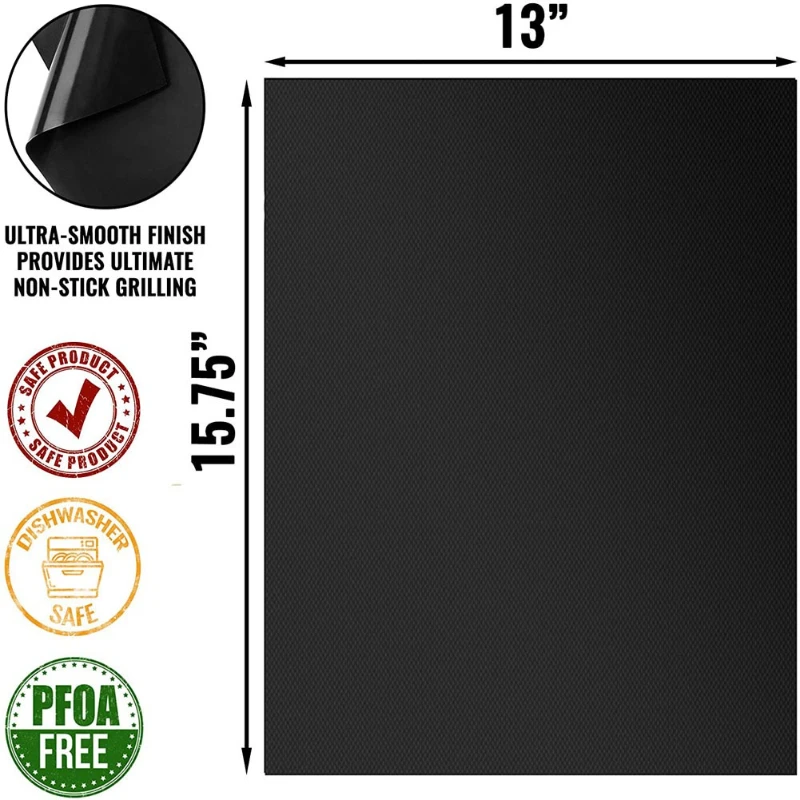 5Pcs Boxed 33X40X0.2mm BBQ Bar - огляд і ціна Super Kitchen Baking Mat