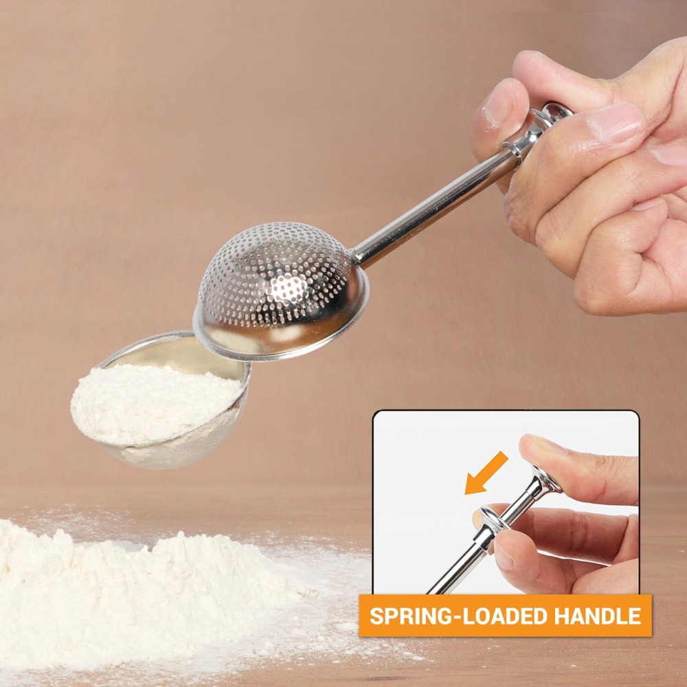 Stainless Steel Flour Duster S - огляд і ціна Baking Powder Kitchen