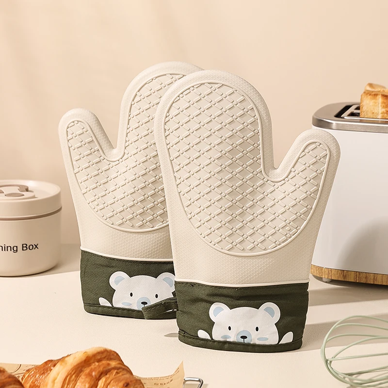 Silicone Heat Insulation Glove - огляд і ціна Kitchen Baking Gloves