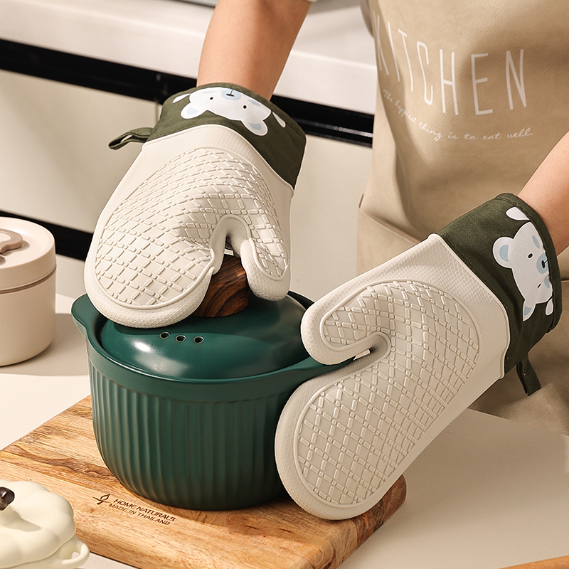 Silicone Heat Insulation Glove - огляд і ціна Kitchen Baking Gloves