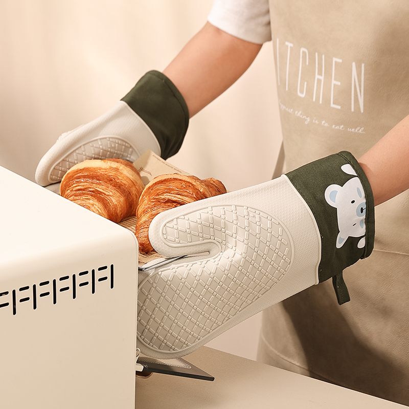 Silicone Heat Insulation Glove - огляд і ціна Kitchen Baking Gloves