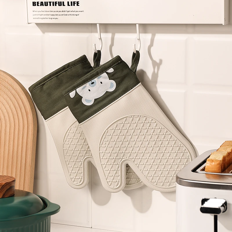 Silicone Heat Insulation Glove - огляд і ціна Kitchen Baking Gloves