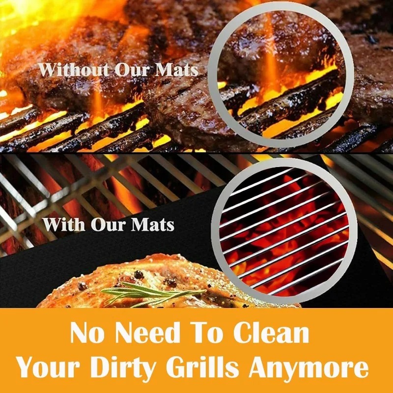 5 pcs Teflon Grilling Mat Non  - огляд і ціна Super Kitchen Baking Mat