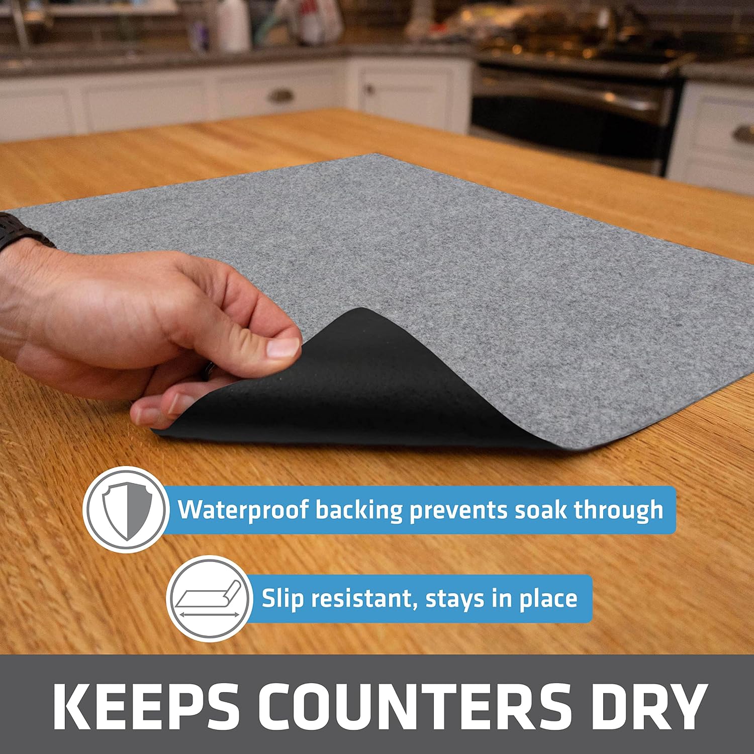 Jumbo XL Dish Drying Mat (19x2 - огляд і ціна Super Kitchen Baking Mat