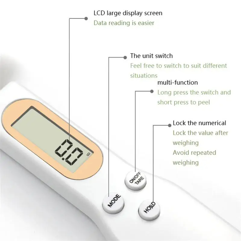 LCD Digital Measurement Adjust - огляд і ціна Baking Powder Kitchen