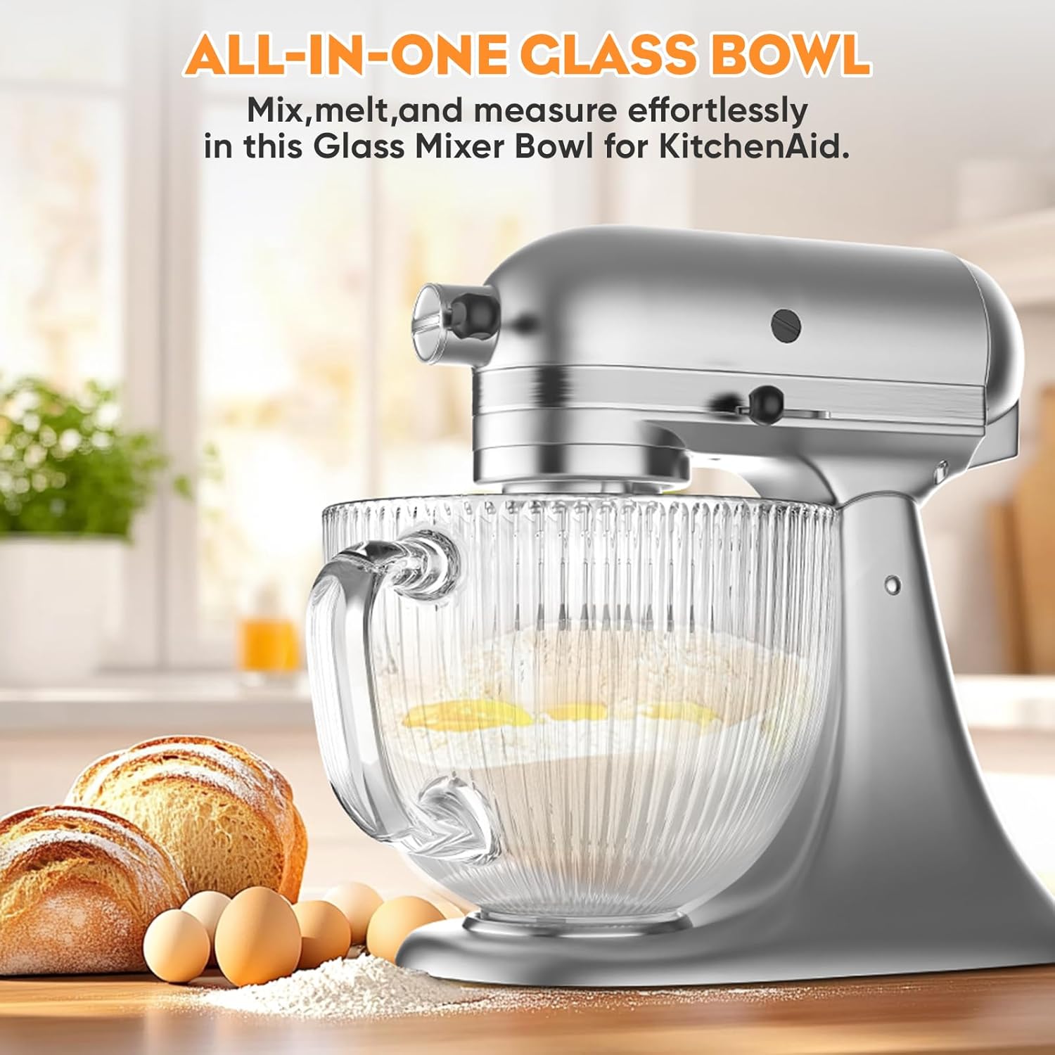 GVODE Glass Bowl for Kitchenai - огляд і ціна Kitchenaid Baking Set