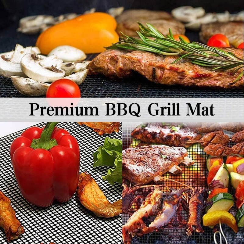 Grill Mesh Mat Set of 5, Reusa - огляд і ціна Super Kitchen Baking Mat