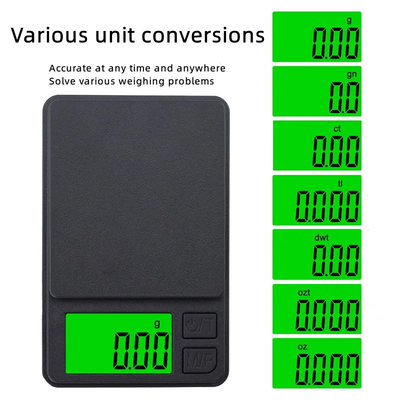 200/500/1000g 0.01g mini digit - огляд і ціна Kitchen Scale Precise