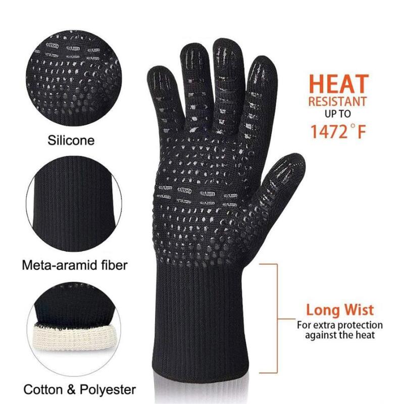 Explosive High Temperature Glo - огляд і ціна Kitchen Baking Gloves