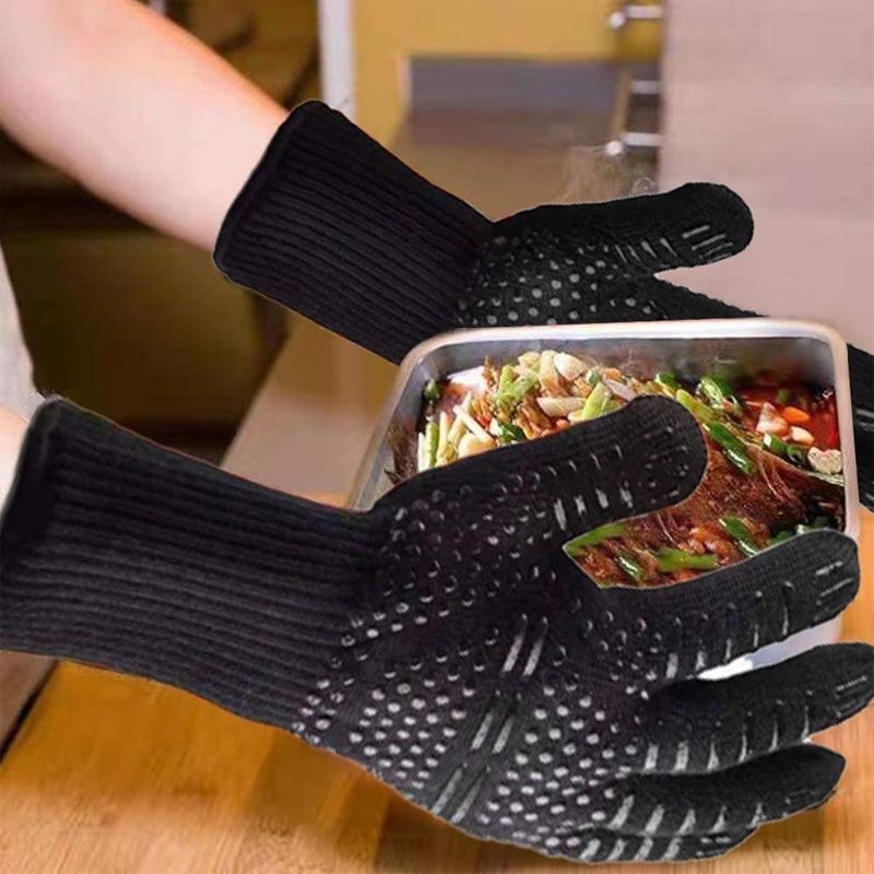 Explosive High Temperature Glo - огляд і ціна Kitchen Baking Gloves