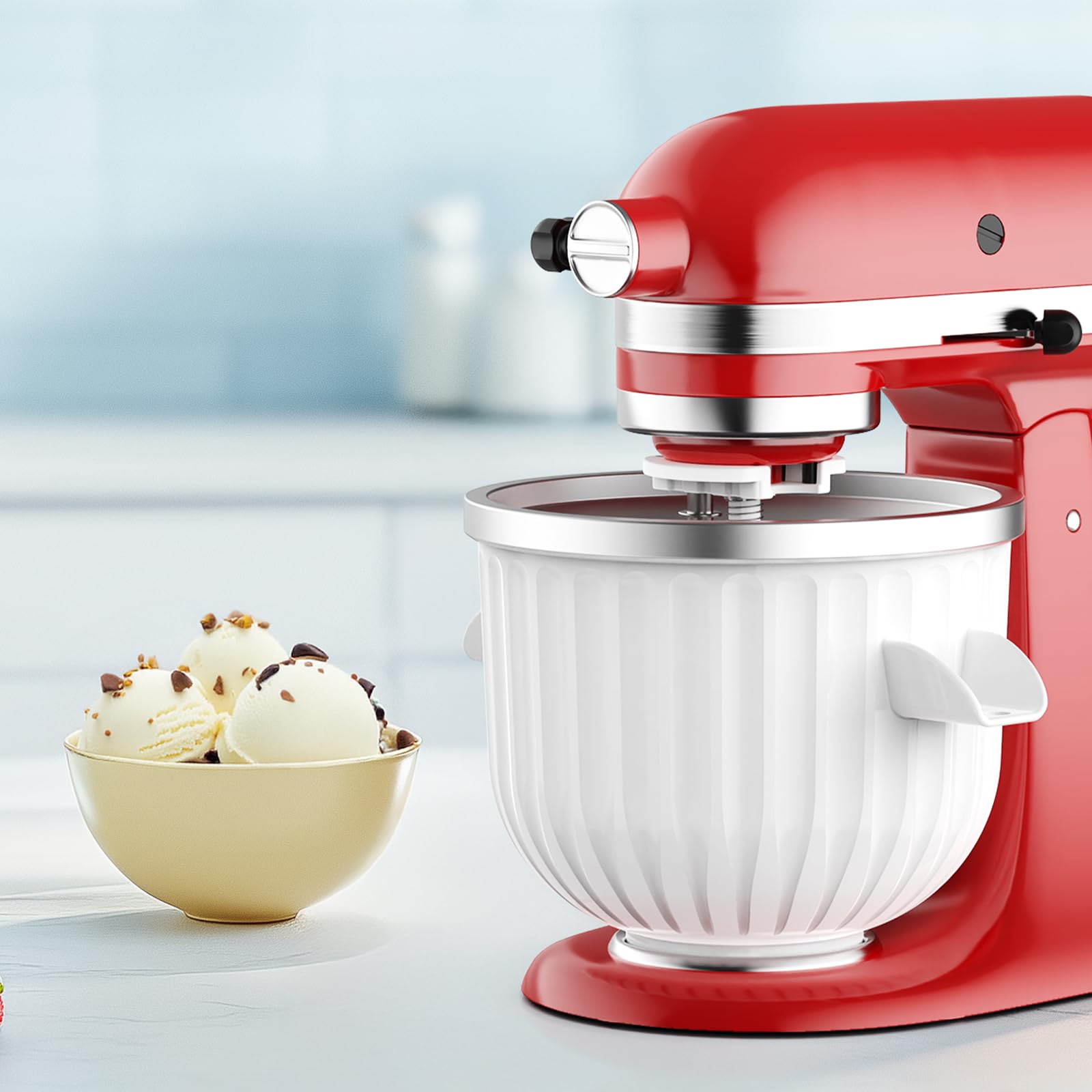 2 Quart Ice Cream Maker Attach - огляд і ціна Kitchenaid Baking Set