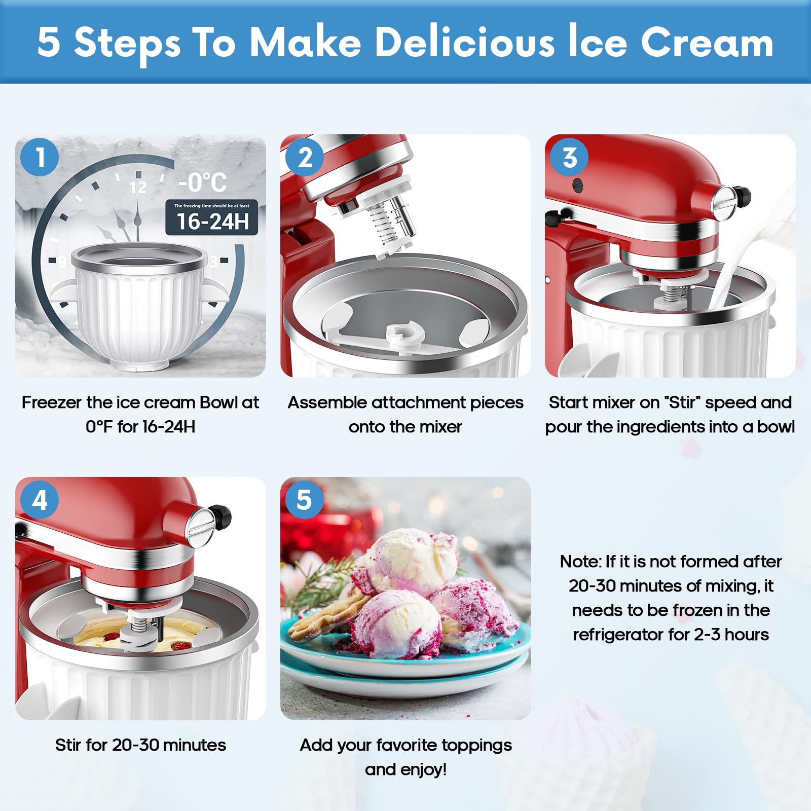 2 Quart Ice Cream Maker Attach - огляд і ціна Kitchenaid Baking Set