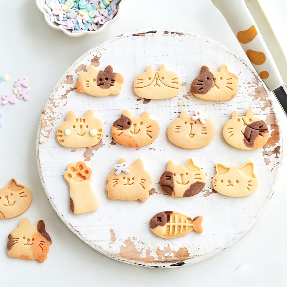 Cute Kitten DIY Stamp Cookie C - огляд і ціна Kitchen Baking Store