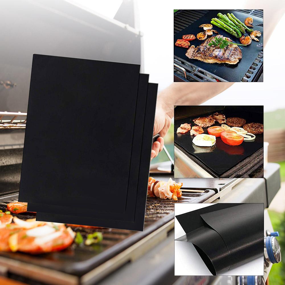1-10PCS BBQ Grill Mat Non-stic - огляд і ціна Kitchen Baking Tray Organiser