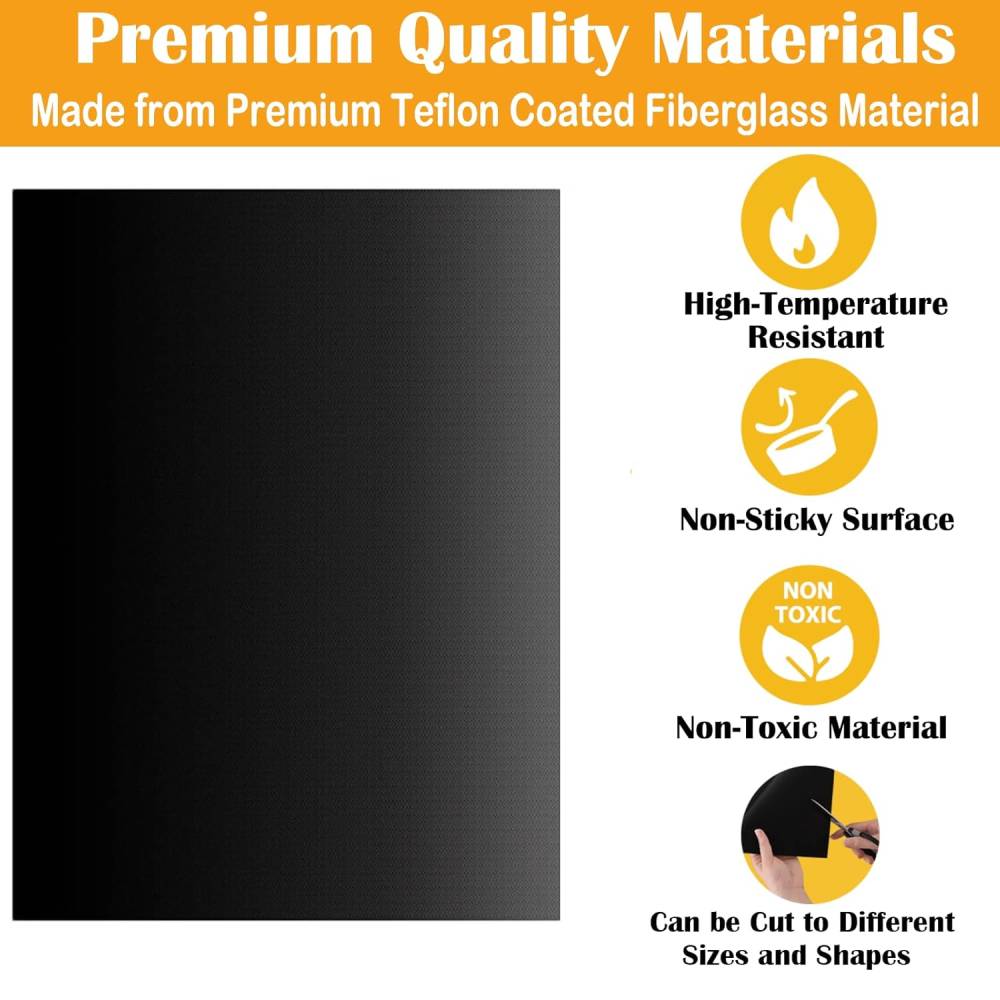 1-10PCS BBQ Grill Mat Non-stic - огляд і ціна Kitchen Baking Tray Organiser