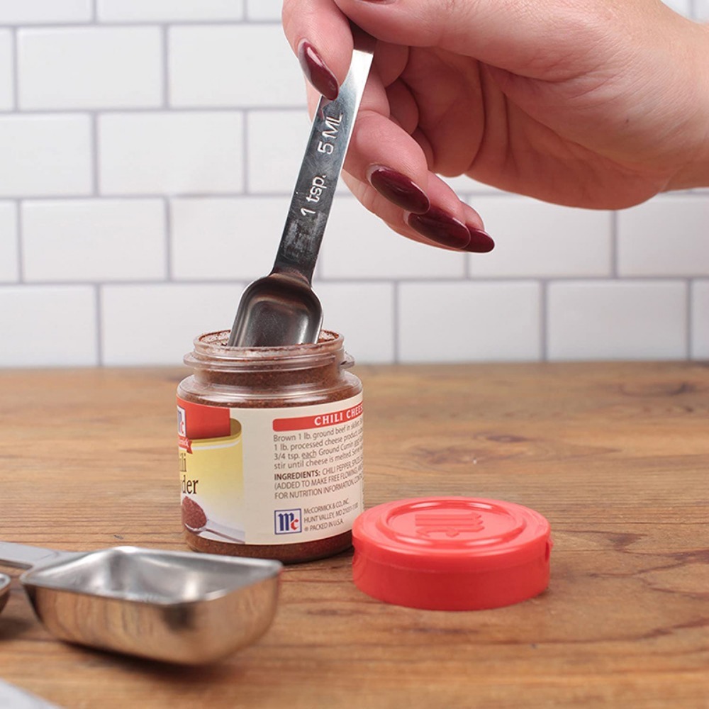 6Pcs Stainless Steel Measuring - огляд і ціна Baking Powder Kitchen