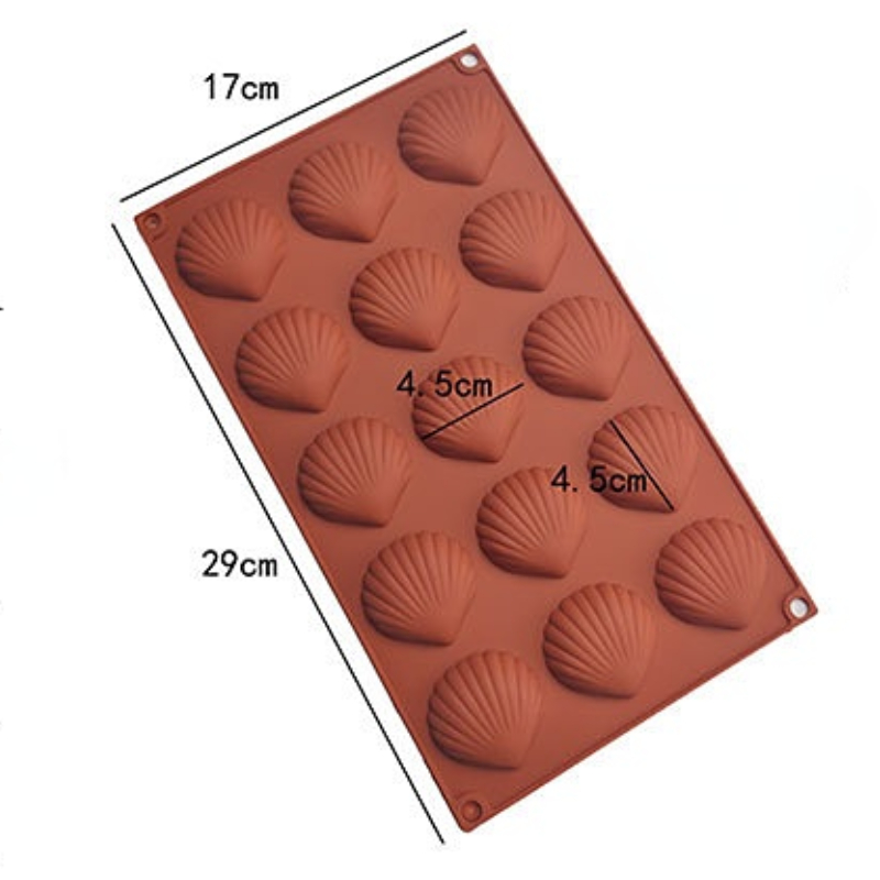 Food Grade Madeleine Cake Mold - огляд і ціна Kitchen Baking Store