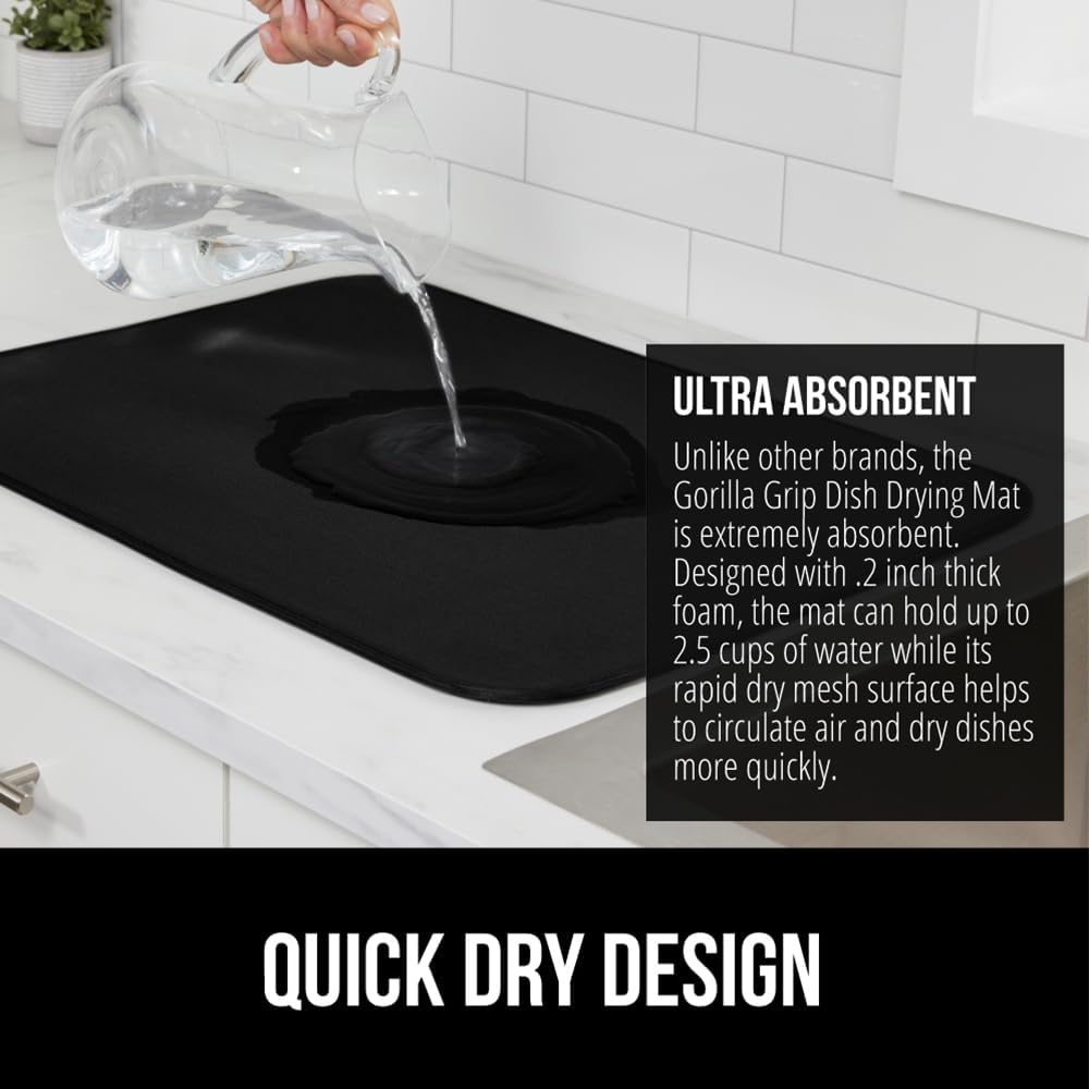 Super Absorbent Microfiber Dry - огляд і ціна Super Kitchen Baking Mat