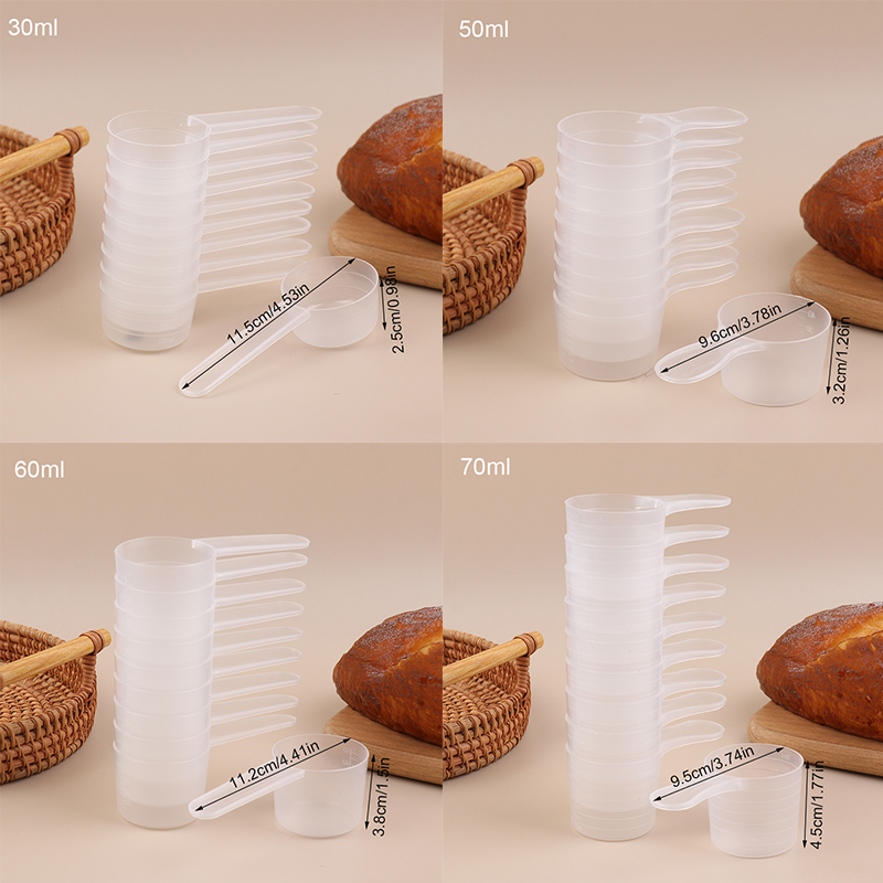 10Pcs 15/25/30/35g Transparent - огляд і ціна Baking Powder Kitchen