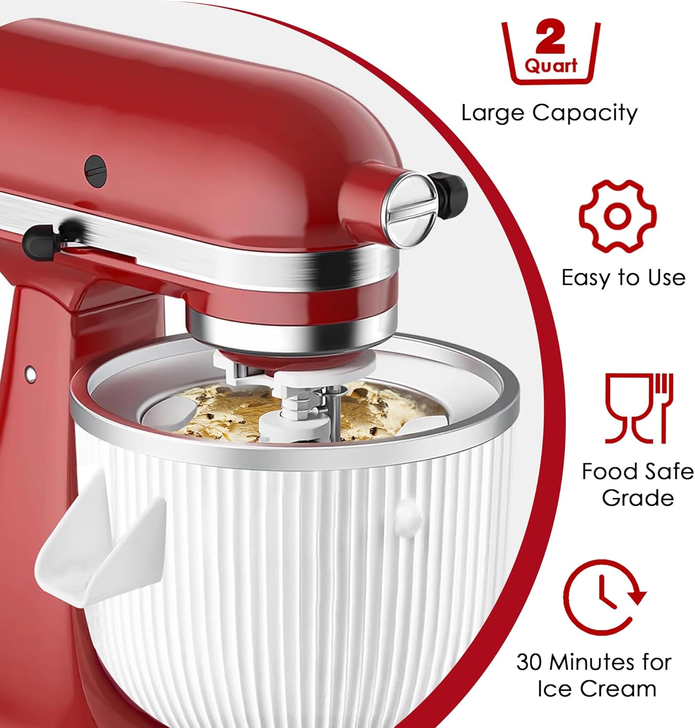 Ice Cream Maker Attachment for - огляд і ціна Kitchenaid Baking Set