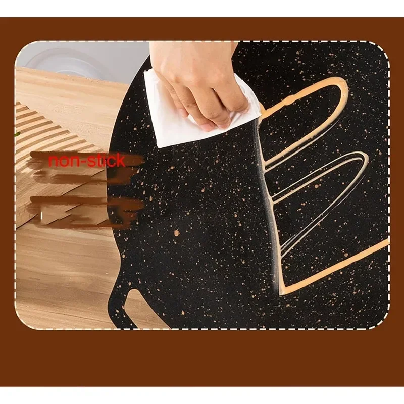 Thin Korean Grill Pan,Round BB - огляд і ціна Kitchen Baking Tray Organiser