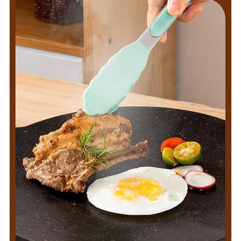 Thin Korean Grill Pan,Round BB - огляд і ціна Kitchen Baking Tray Organiser