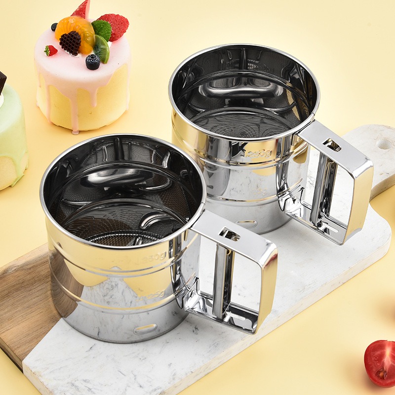1PC Stainless Steel Flour Sift - огляд і ціна Baking Powder Kitchen